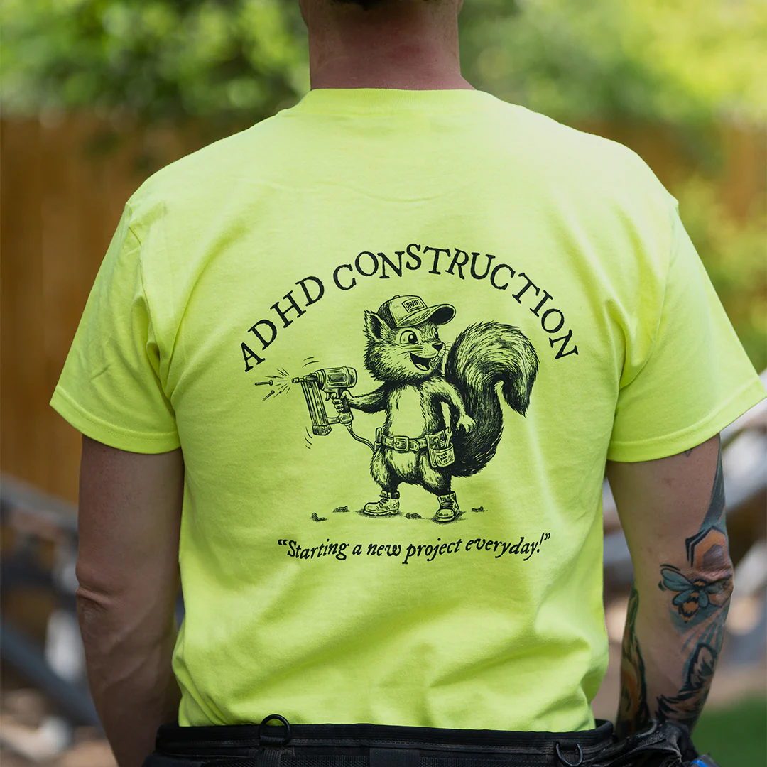 ADHD Construction Tee *NEW RELEASE!* - Image 7