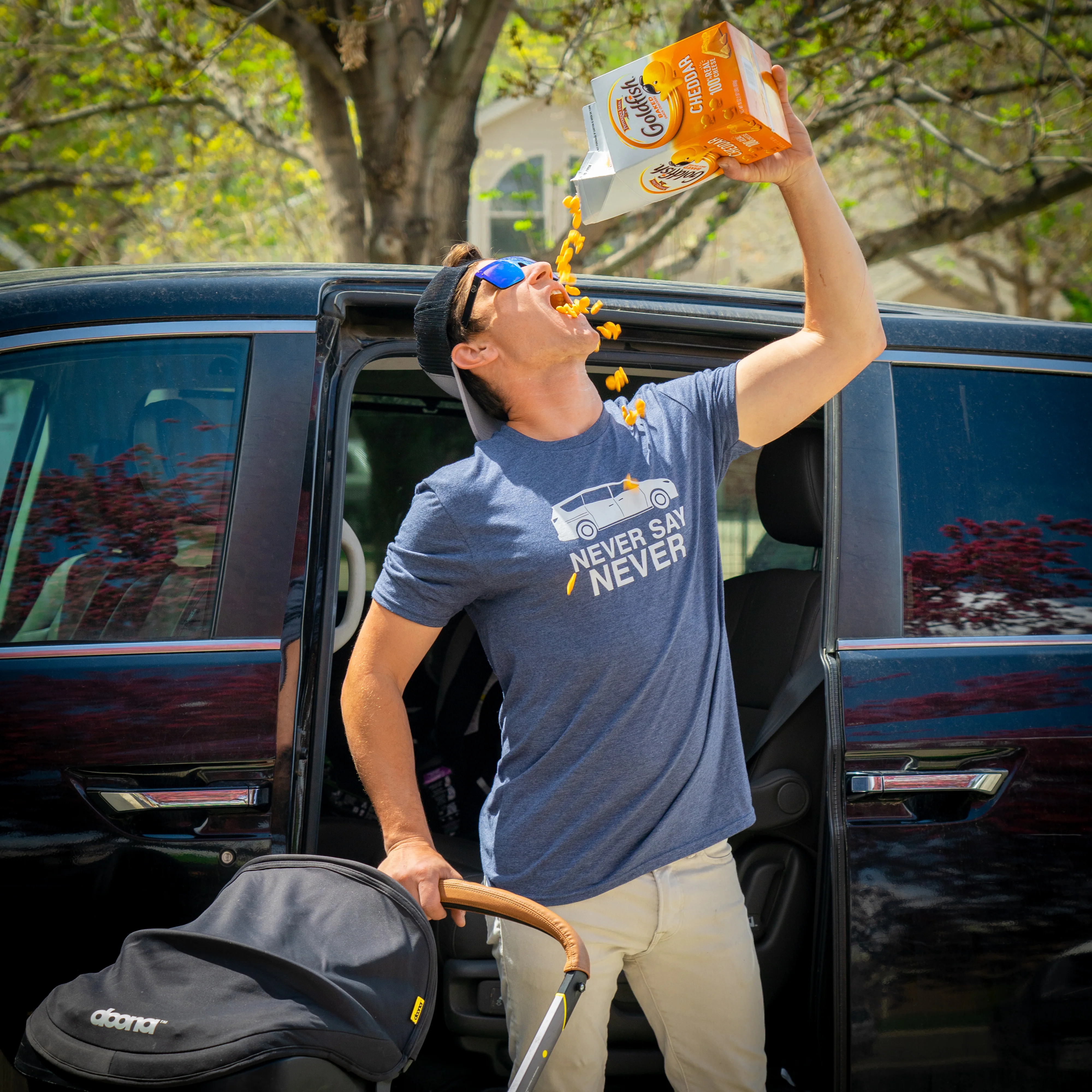 Never Say Never Minivan Mens' Tee - Image 3